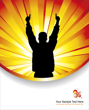 Poster for sports concerts and championshipsのイラスト素材