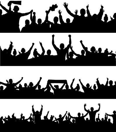 Advertising banners for sports championships and concerts.のイラスト素材