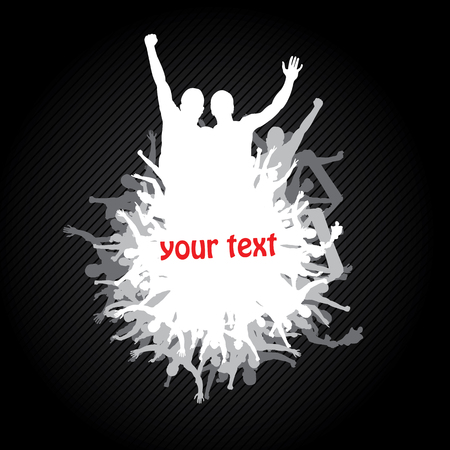 Poster for concerts and sports championshipsのイラスト素材