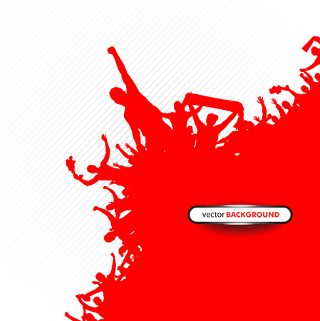 Banner for sporting events and concertsのイラスト素材