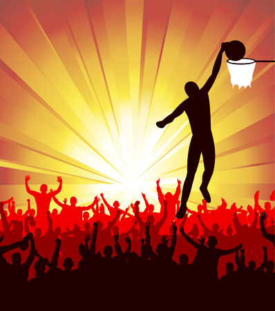 basketball playerのイラスト素材