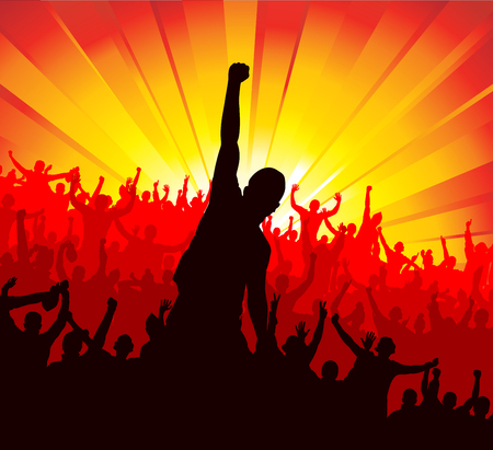 Advertising banner for any festive eventのイラスト素材