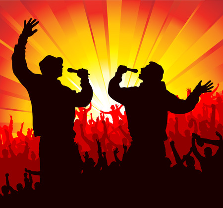 Poster for concertsのイラスト素材