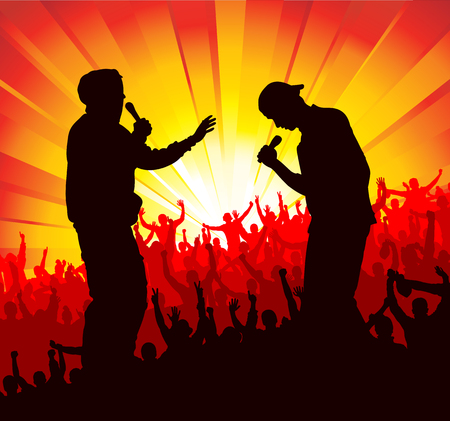 Poster for concertsのイラスト素材