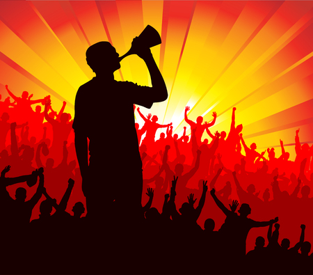 Advertising banner for any festive eventのイラスト素材