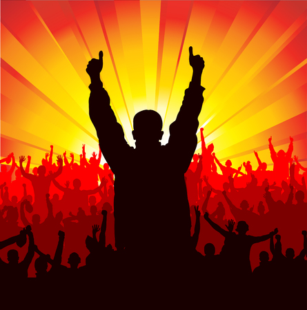 Advertising banner for any festive eventのイラスト素材