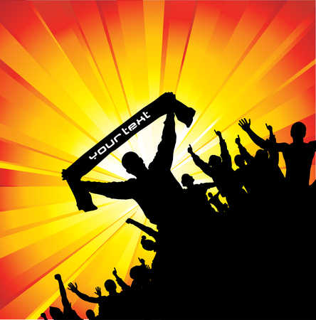 Advertising banner for any festive eventのイラスト素材