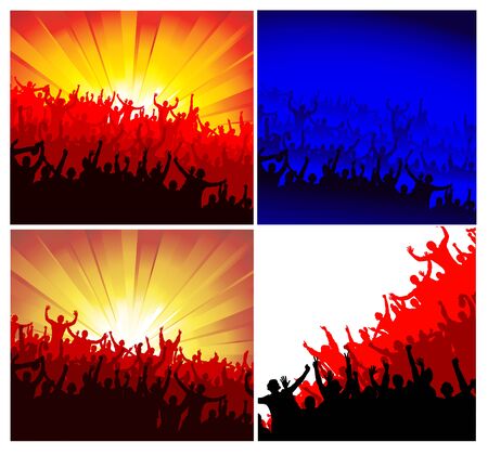 Poster for sports championships and music concertsのイラスト素材