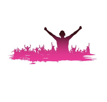 Advertising banner sports championships and concertsのイラスト素材