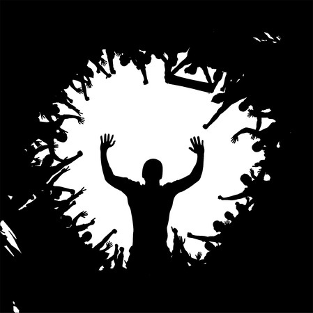 Advertising poster for sports championships and music concertsのイラスト素材