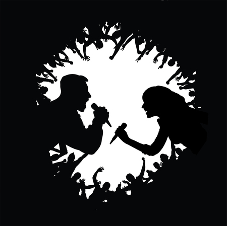 Poster for concertsのイラスト素材