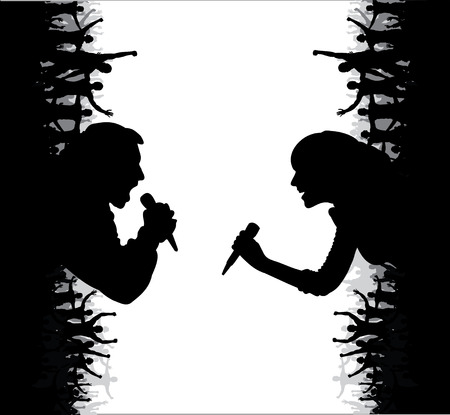 Poster for concertsのイラスト素材