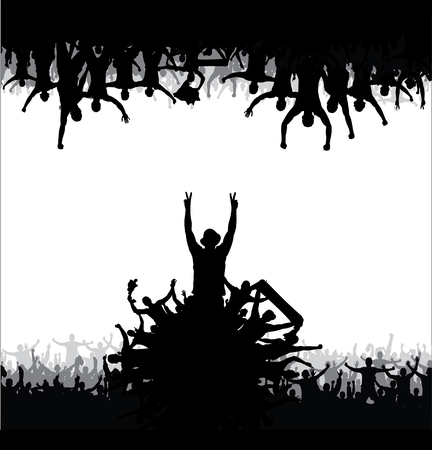 Advertising poster for sports championships and music concertsのイラスト素材