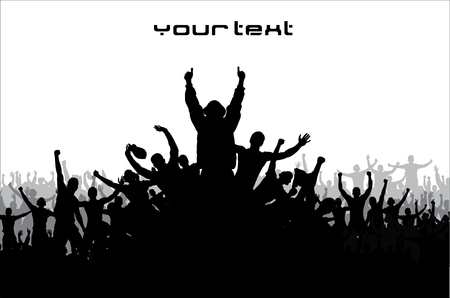 Advertising poster for sports championships and music concertsのイラスト素材