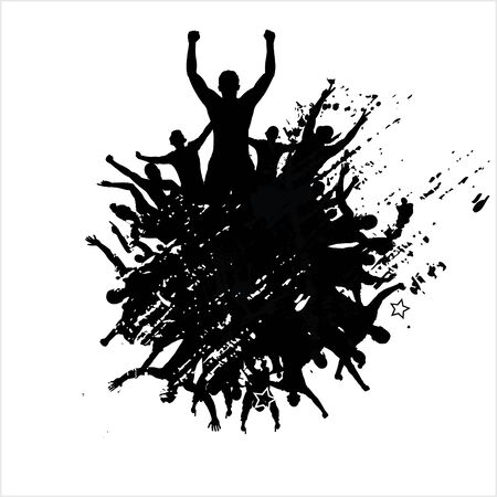 Poster for sports concerts and championshipsのイラスト素材