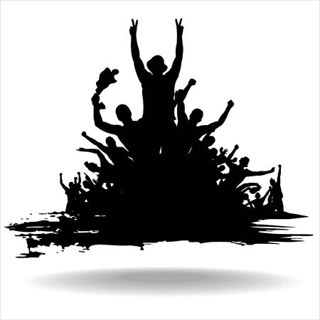 Poster for sports concerts and championshipsのイラスト素材