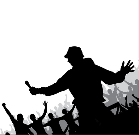 Poster for music concert and club partyのイラスト素材