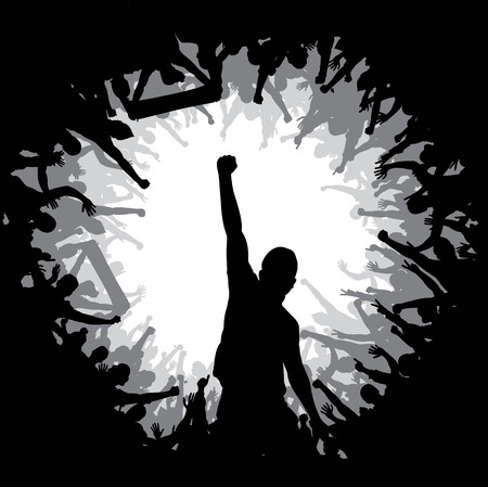 Advertising poster for sports championships and music concertsのイラスト素材