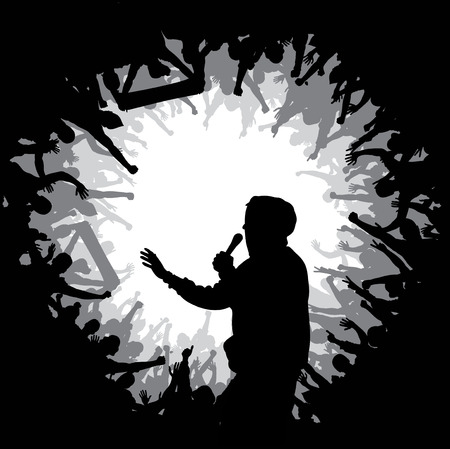 Poster for music concert and club partyのイラスト素材