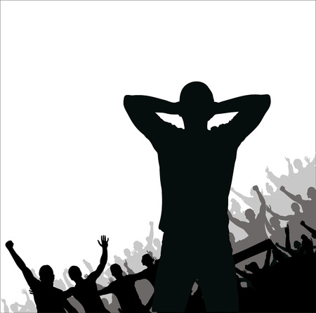 Poster for sports championships and music concertsのイラスト素材