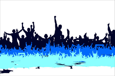 Banner for sporting events and concertのイラスト素材