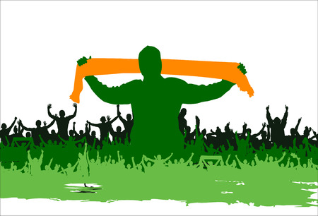 Banner for sporting events and concertのイラスト素材