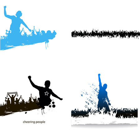 Banners for sporting events and concertsのイラスト素材
