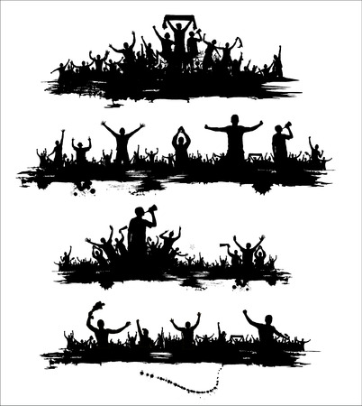 Backgrounds for sporting events and concertsのイラスト素材