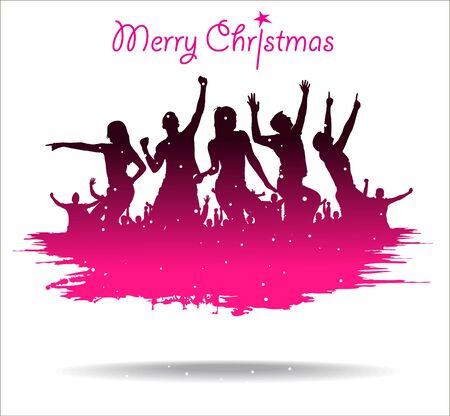 Merry christmas background.のイラスト素材