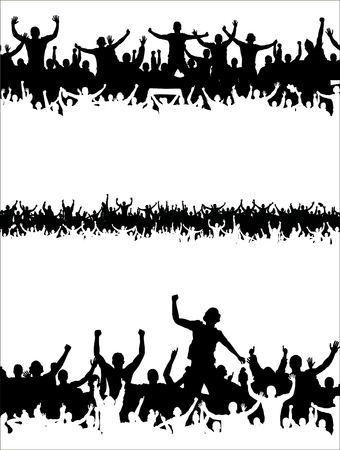 Backgrounds for sporting events and concertsのイラスト素材