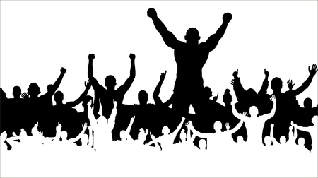 Backgrounds for sporting events and concerts.のイラスト素材