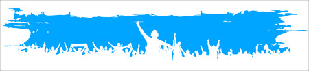 Blue Background for sporting events and concerts.のイラスト素材