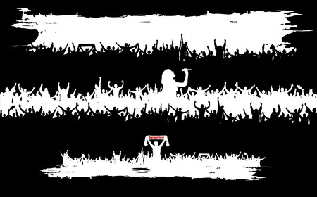 Advertising poster for sports championships and music concertのイラスト素材