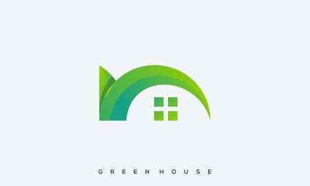 greenhouse icon design with cool 3d viewのイラスト素材