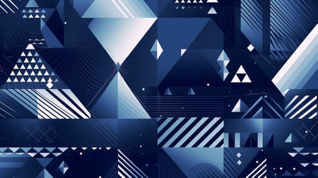 Abstract geometric background with triangles and lines. Vector illustration for your designの素材