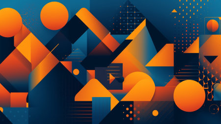 Abstract background with geometric elements. Vector illustration. Can be used for advertisingeting, presentation.の素材