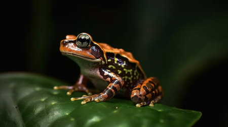 Red-spotted tree frog (Dendrobates arborea)の素材