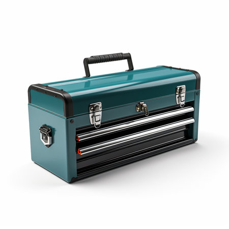 Toolbox isolated on white background. 3d render. Eps 10.の素材