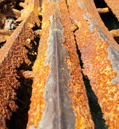 Zinc rustの写真素材