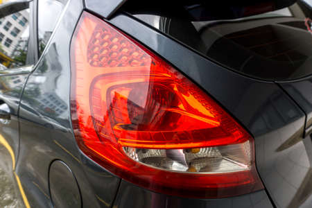 Car lightsの写真素材