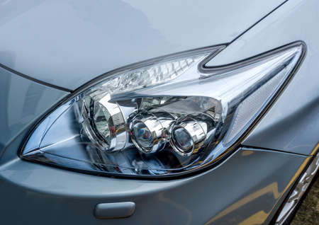 Car lightsの写真素材