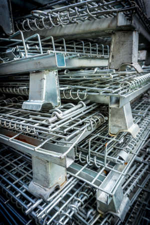 Steel gratingの写真素材