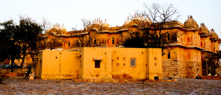 Nargarh fort in jaipur, This was one of the forts built to defend the city of Jaipur against invaders  It has now been converted to a museumのeditorial素材