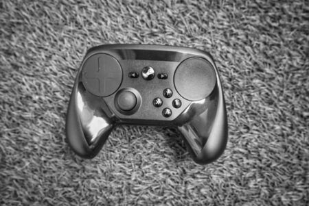 Photograph of Steam Controller by Valve Circa 2019- Steam Controller by Valve with its original box...