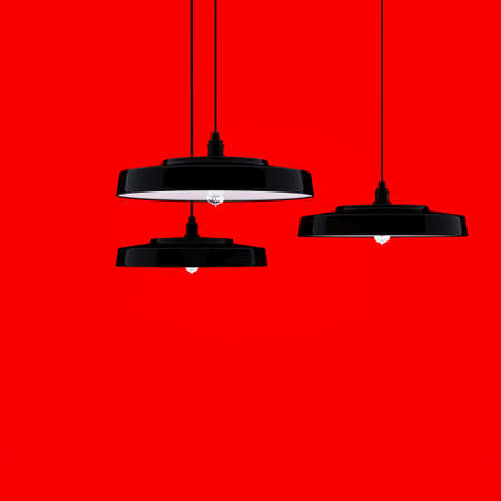 Lamp Socket Design modern, Loft 3D Renderの写真素材