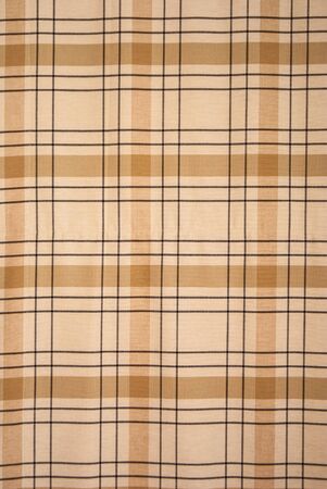 background of brown color  tablecloth tartan pattern