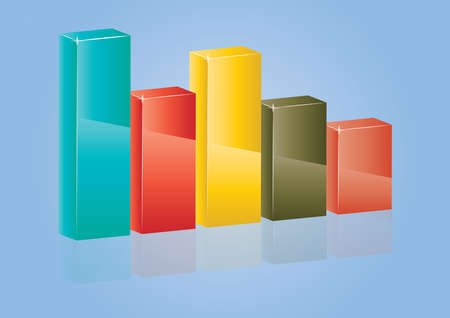 squares graphのイラスト素材