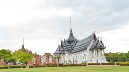 beautiful thai temple watの写真素材