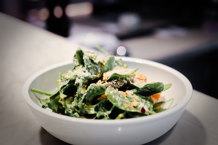 Fresh green greek salad of healthy food of diet | Appetizer nutrition cuisineの写真素材