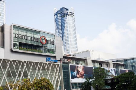 BANGKOK THAILAND - March 15 2018: Front of Central World. CentralWorld is a shopping plaza and...